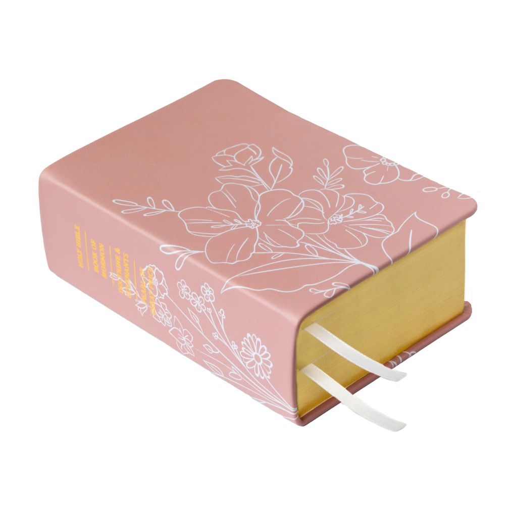 Wildflower Meadow LDS Scriptures | Leather Quad, Custom Name
